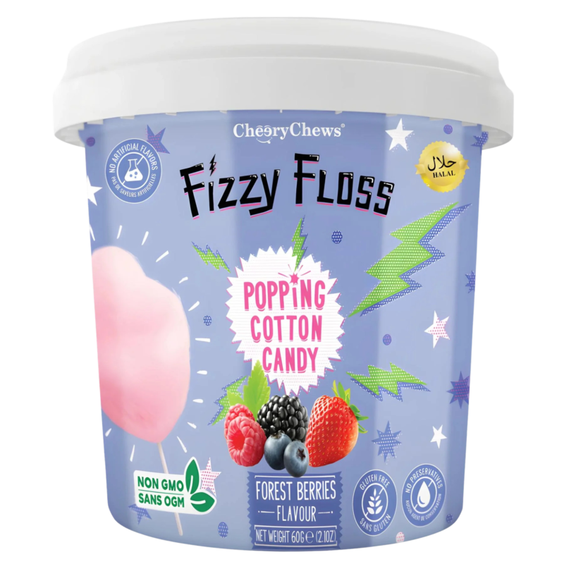 Fizzy Floss 60gm Forest Berries GR-0052