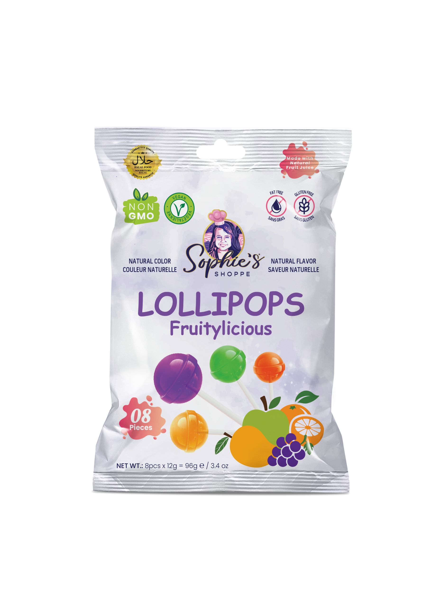 Lollipops Fruitylicious 96gm GR-0035