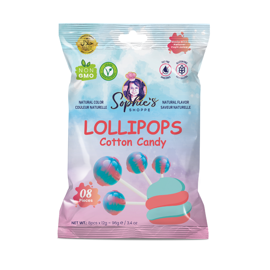 Lollipops 96gm Cotton Candy GR-0037