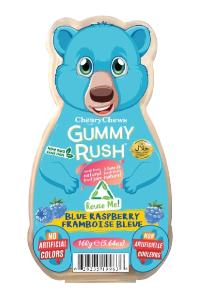 Gummy Rush Bears 160gm Blue Drops GR-0028