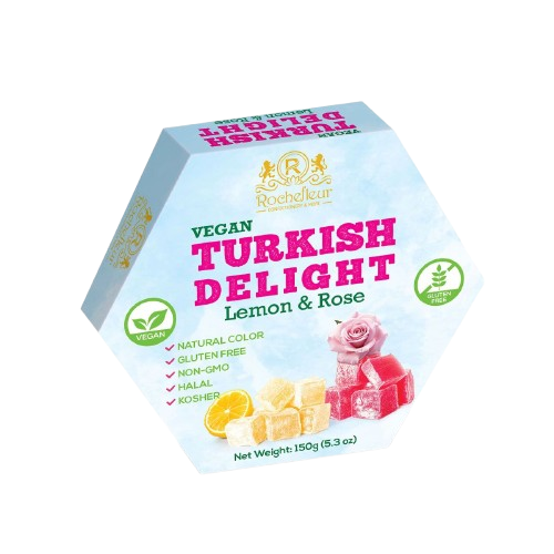 Turkish Delight 150gm Lemon & Rose GR-0044