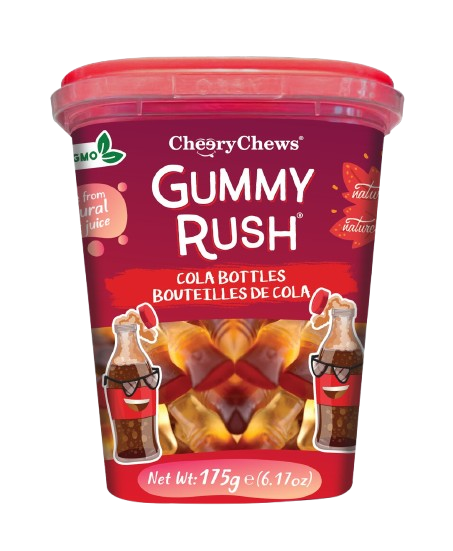 Gummy Rush 175gm Cola Bottles GR-0066