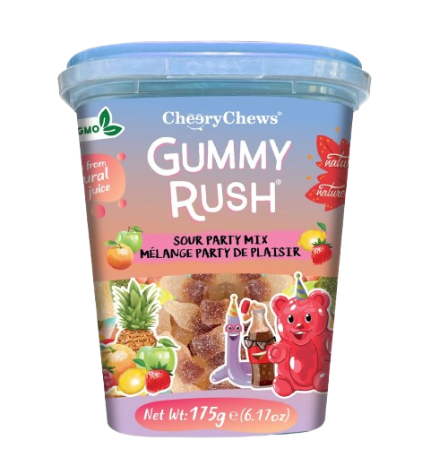 Gummy Rush 175gm Sour Party Mix GR-0068