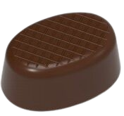 Chocolate Oval Grid DXB-0024